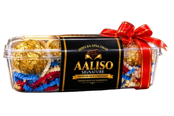 AALISO Signature Premium Milk Chocolate Gift Box – 76g
